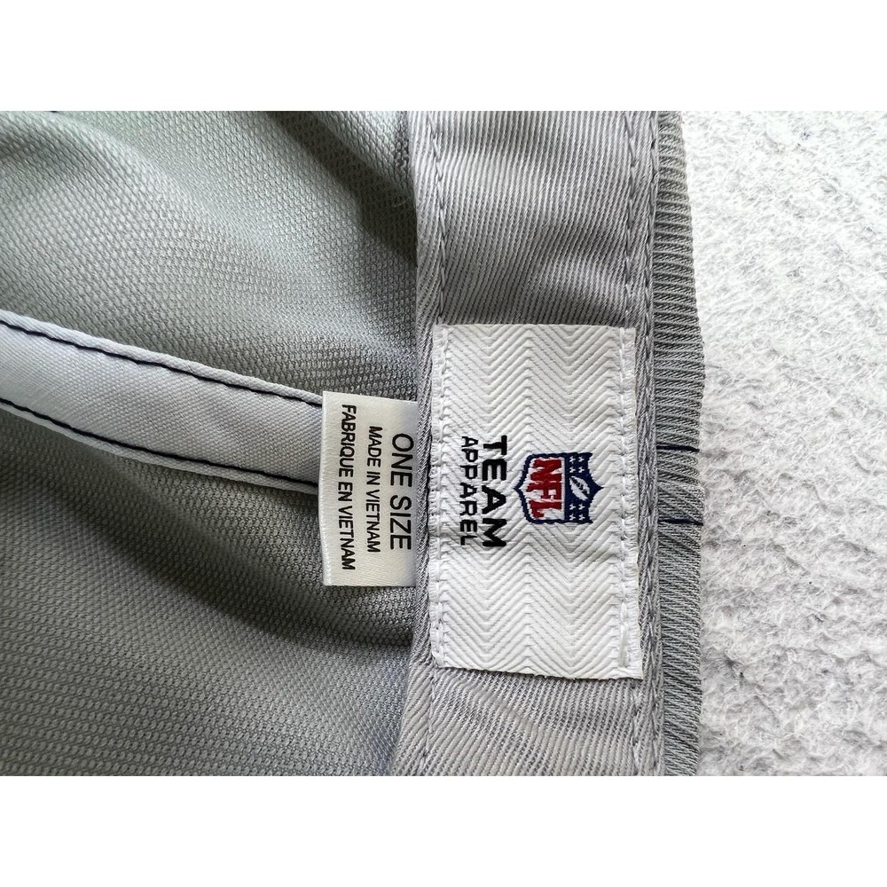 Seattle Seahawks Hat Cap Strap Back Mens One Size Gray NFL Football Embroidered - Picture 7 of 9